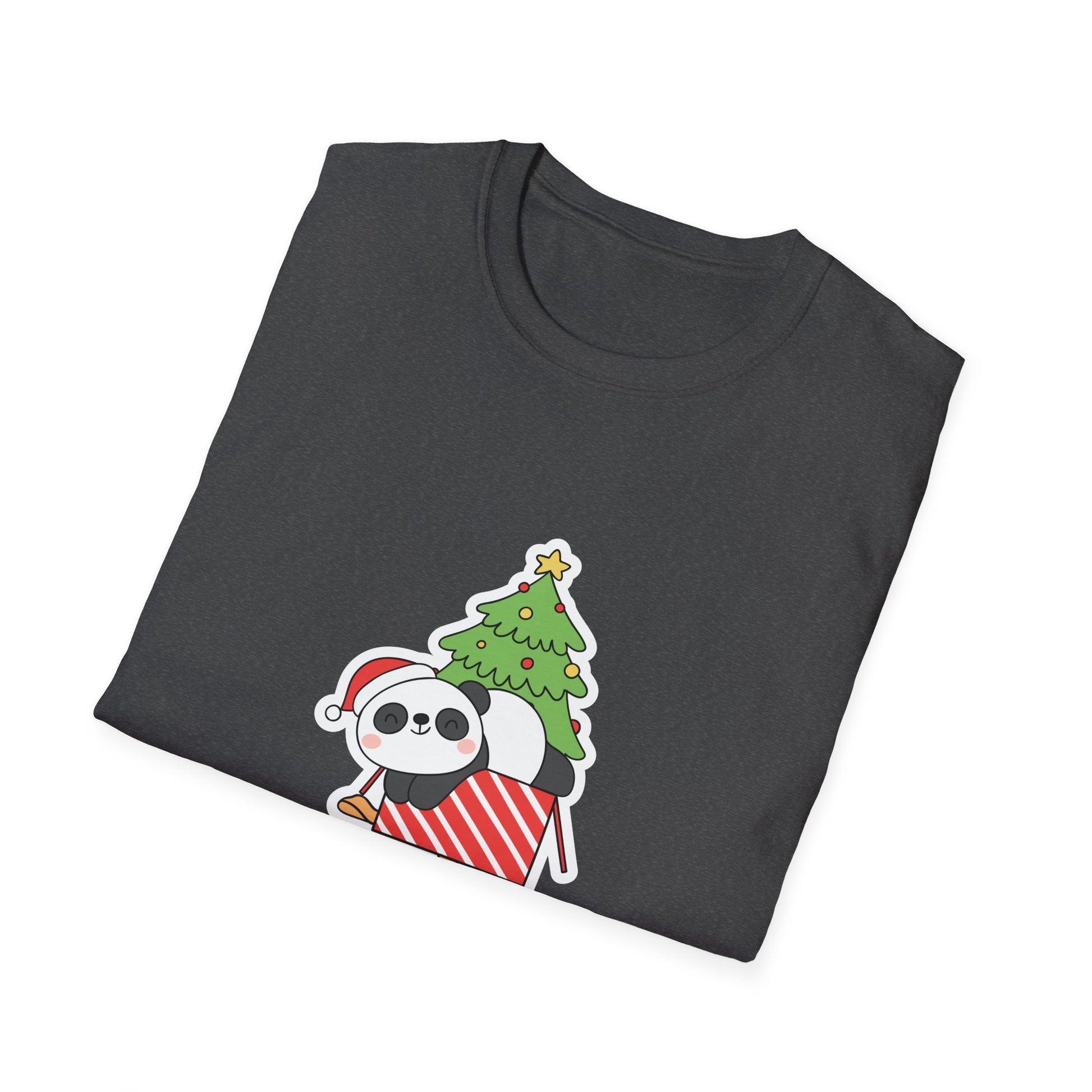 Christmas Panda T-Shirt — "Have a Panda-stic Christmas" Holiday Tee