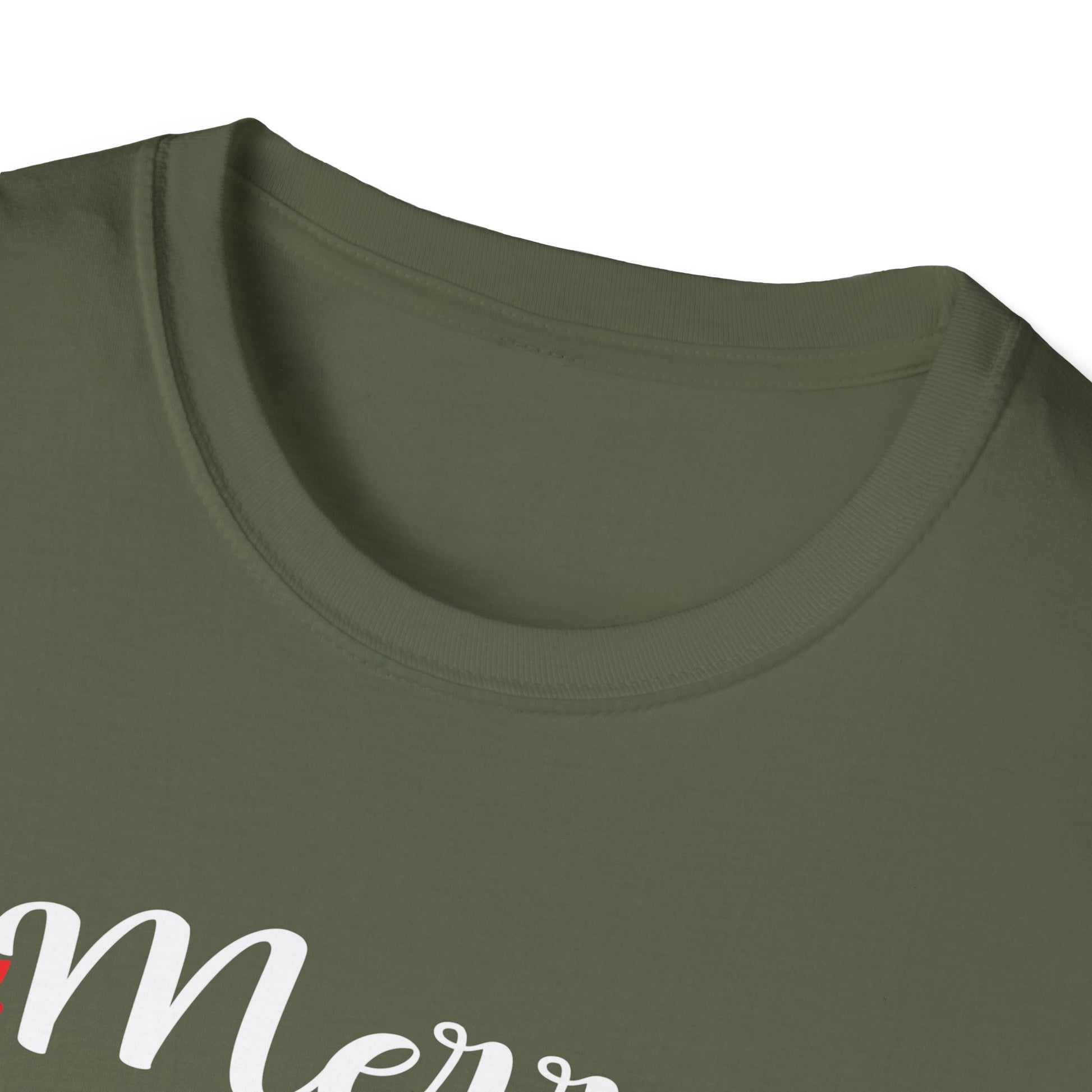 Miniature Schnauzer Merry Woofmas Christmas Dog Gift Unisex Softstyle T-Shirt