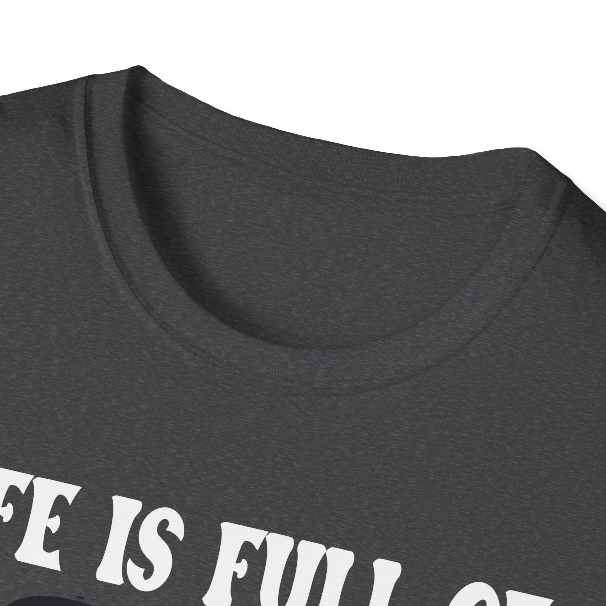 Guitar Choices T-Shirt — "Life Is Full Of Important Choices" Music Lover Tee