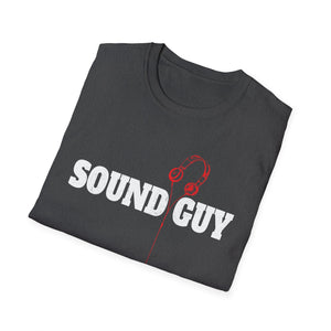 Sound Guy T-Shirt – Pro Audio Headphones Crew Tee
