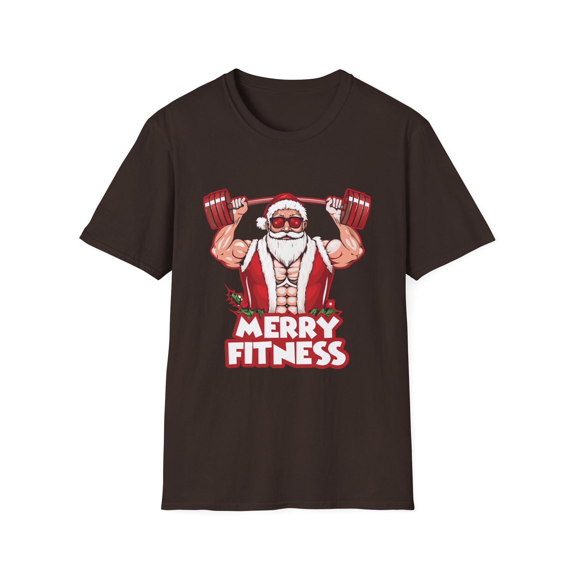 Christmas Gym Workout Ugly Christmas Merry Fitness Unisex T-Shirt