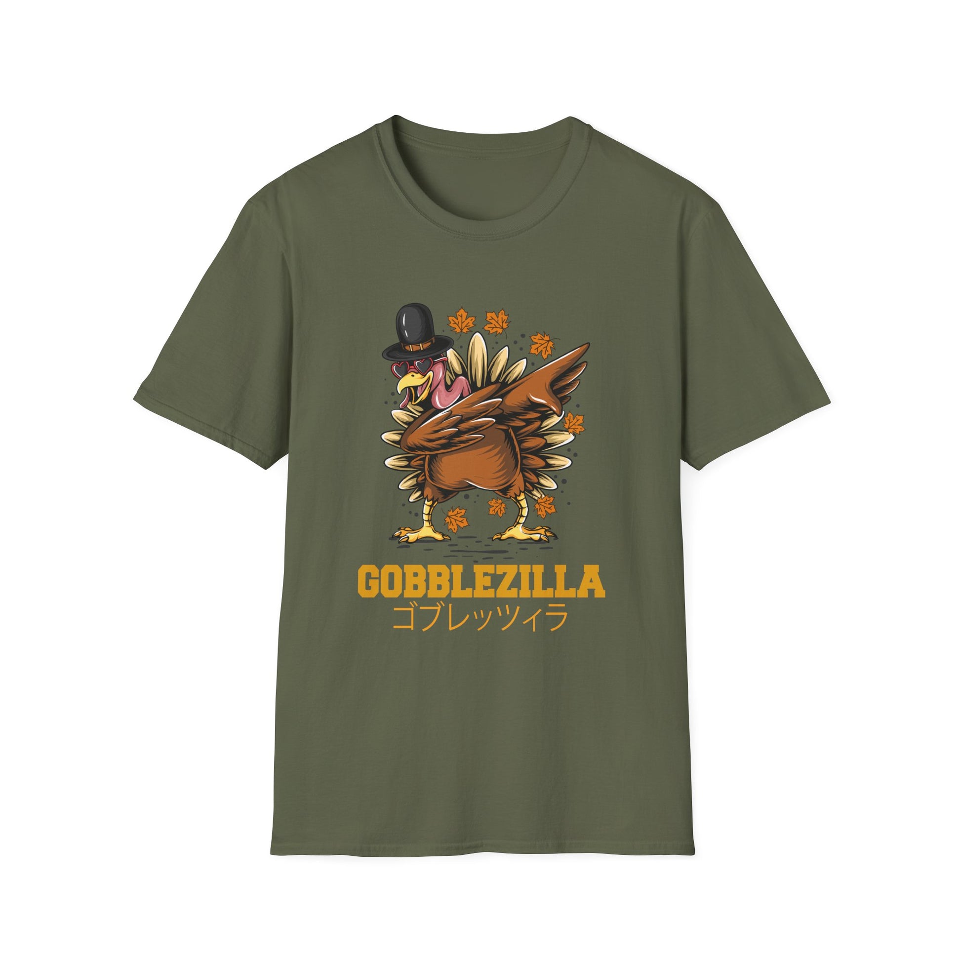 Gobblezilla Turkey T-Shirt — Funny Thanksgiving Graphic Tee