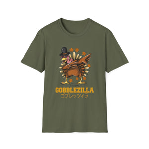 Gobblezilla Turkey T-Shirt — Funny Thanksgiving Turkey Graphic Tee