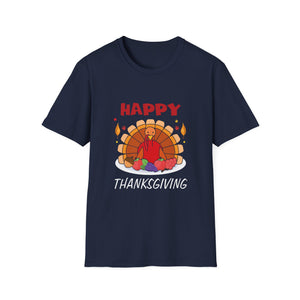 Thanksgiving Turkey T-Shirt — Happy Thanksgiving Holiday Tee  Unisex T-Shirt