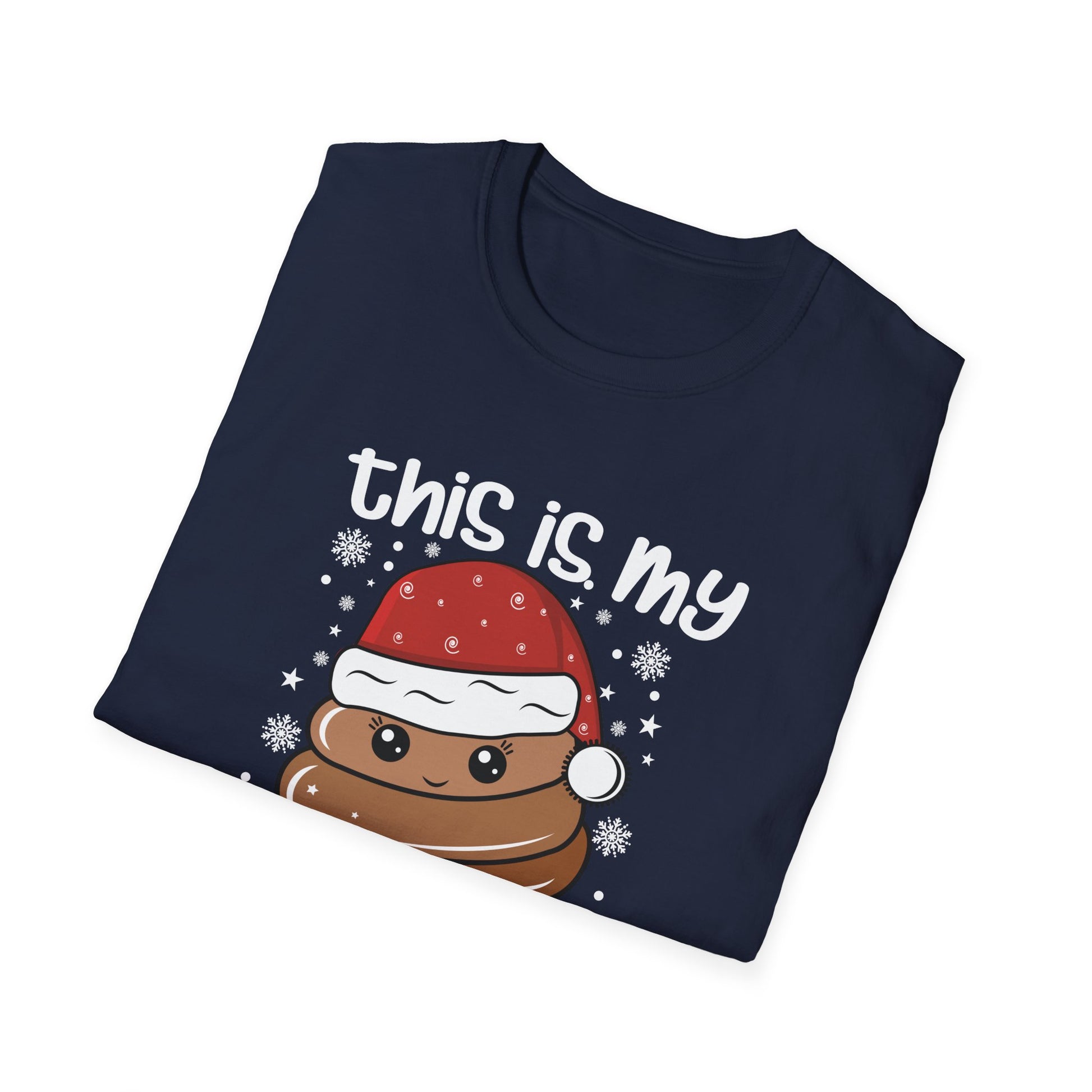 Christmas Pajama Shirt T-Shirt — "This Is My Christmas Poojama Shirt (I Mean Pajama Shirt)" Holiday Tee