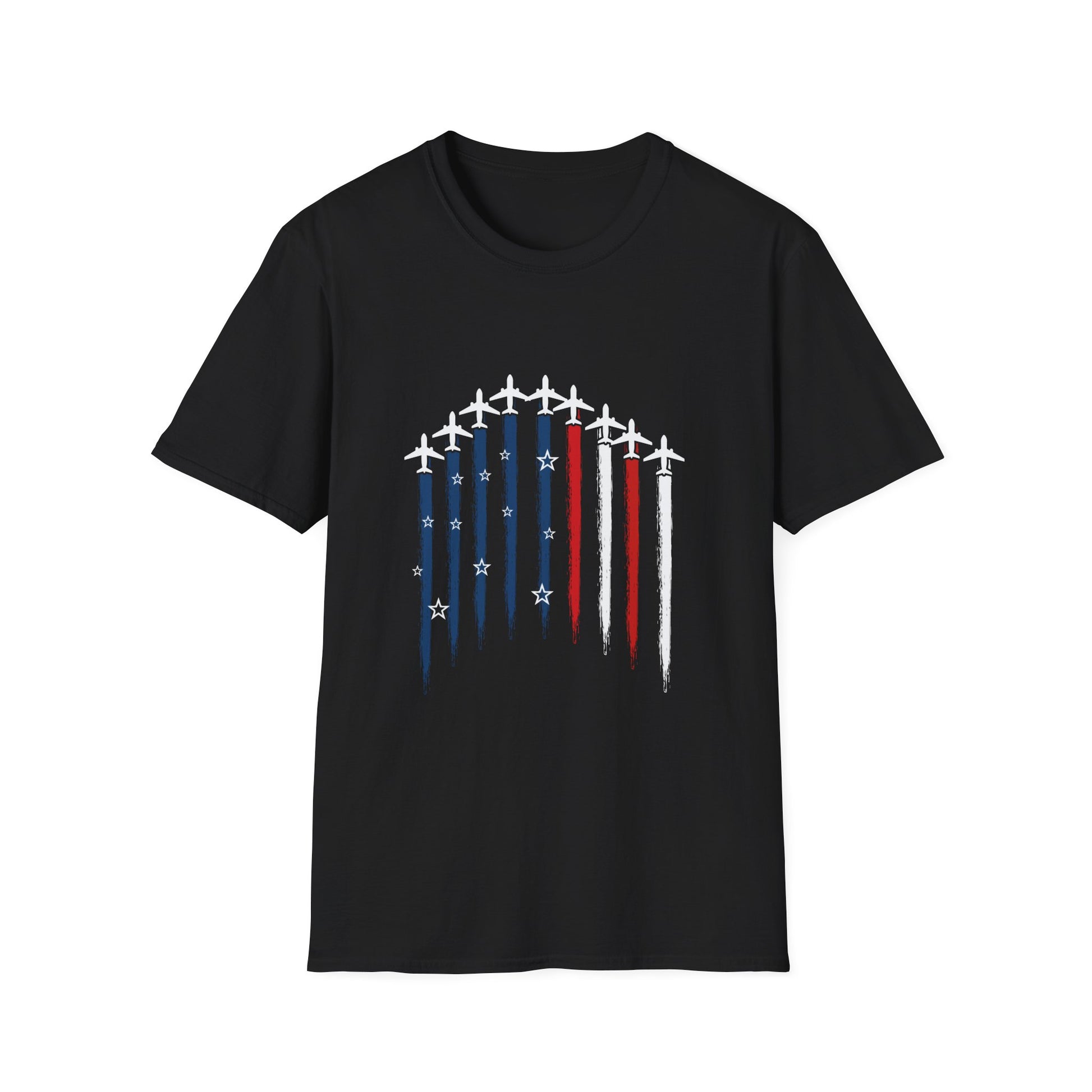 Patriotic Airplane Flag T-Shirt