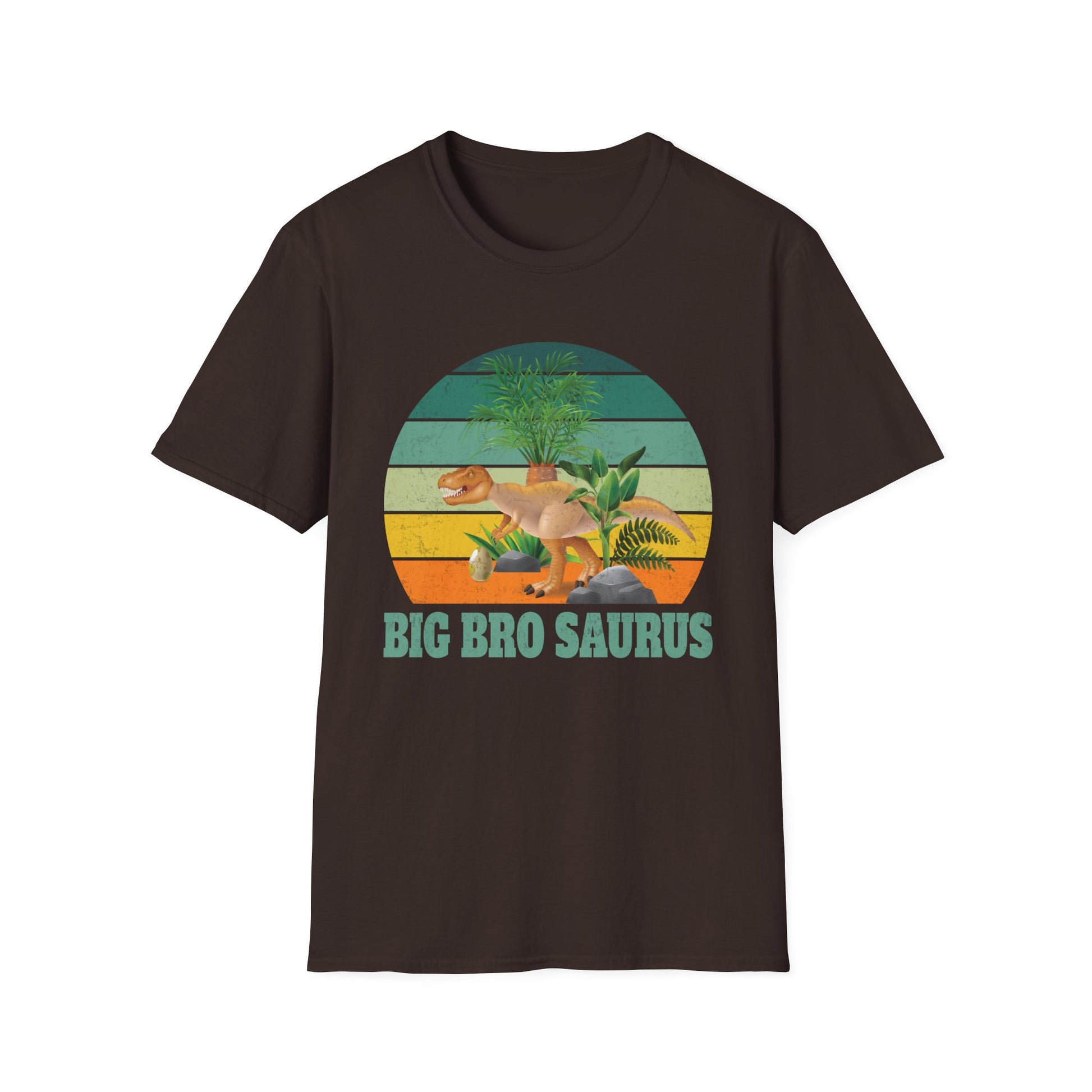 Big Bro Saurus Dinosaur T-Shirt — Retro Vintage Brother Tee