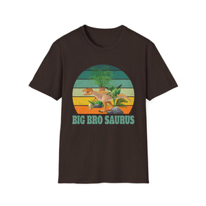 Big Bro Saurus Dinosaur T-Shirt — Retro Vintage Brother Tee