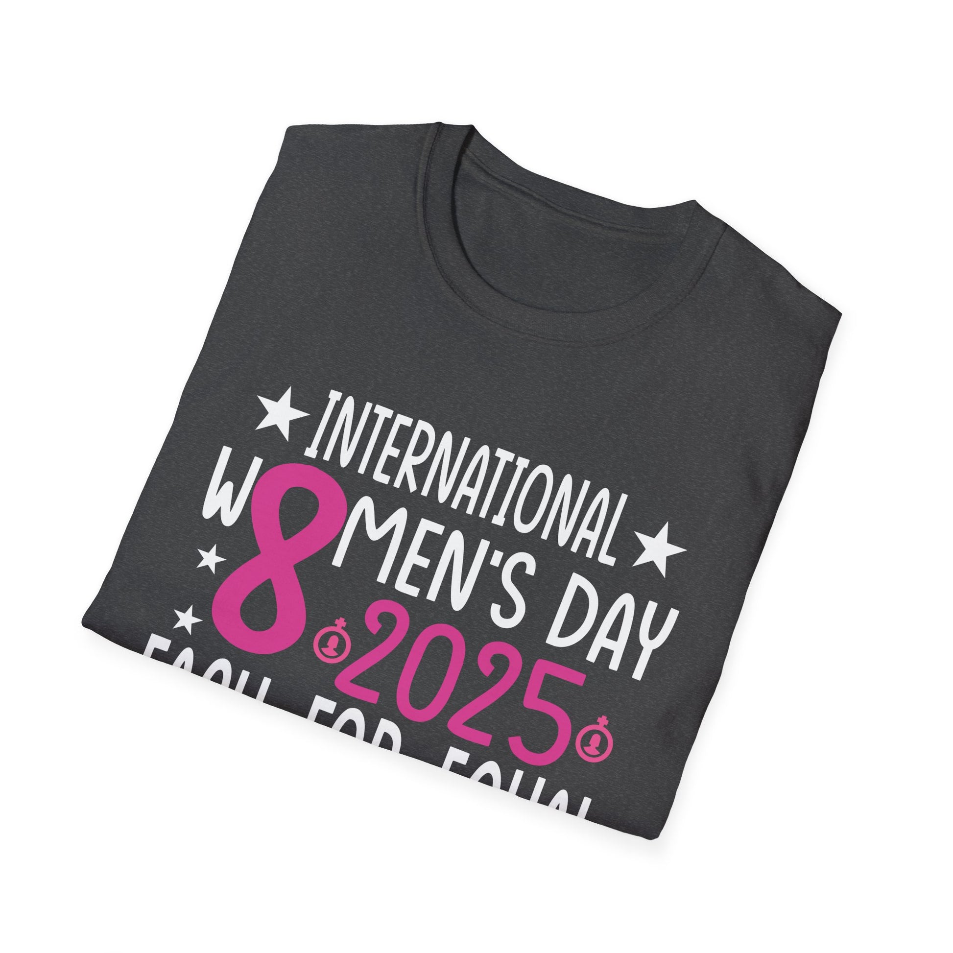 National Women's History Month 2025 Embrace Equity Groovy Unisex T-Shirt