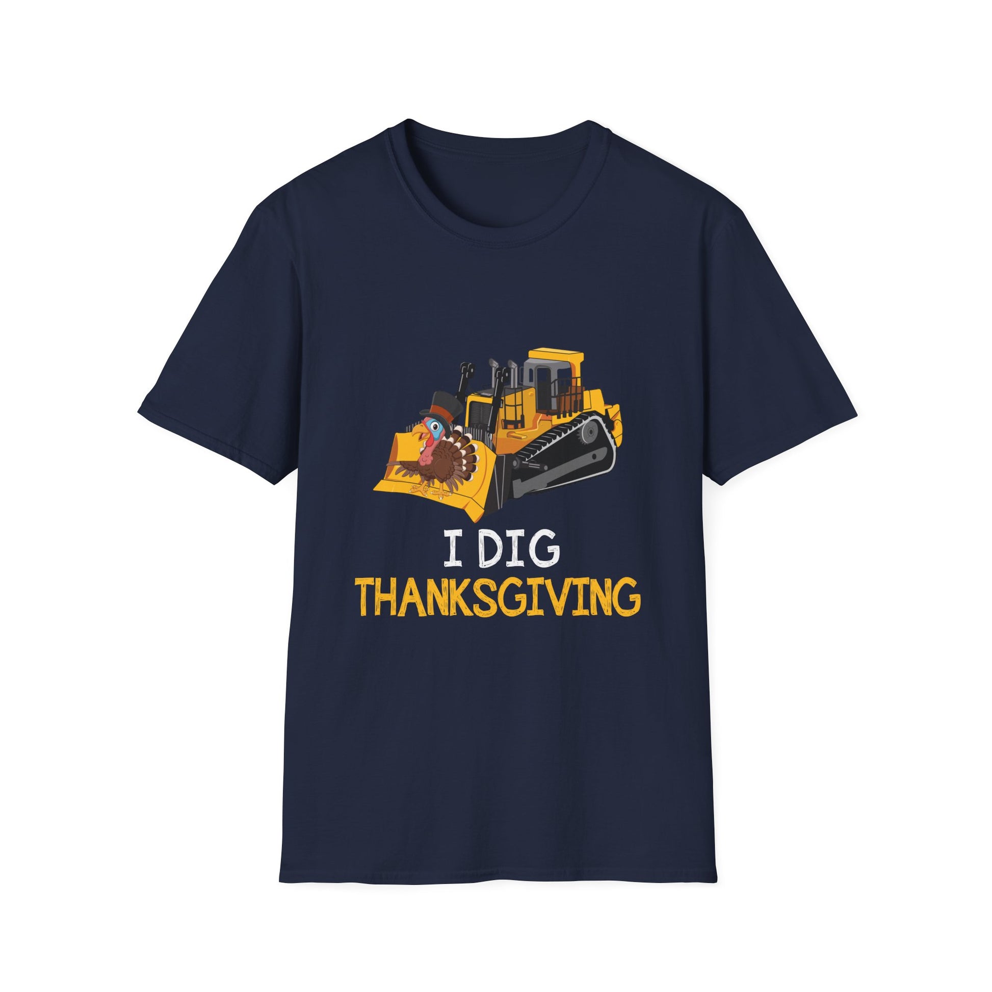 I Dig Thanksgiving Bulldozer T-Shirt