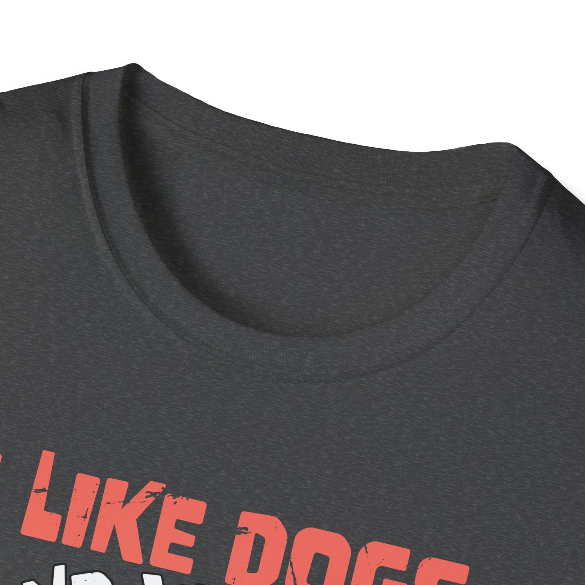I like dogs and video games and maybe 3 people Unisex T-Shirt
