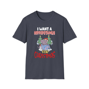 I Want a Hippopotamus for Christmas Unisex T-Shirt