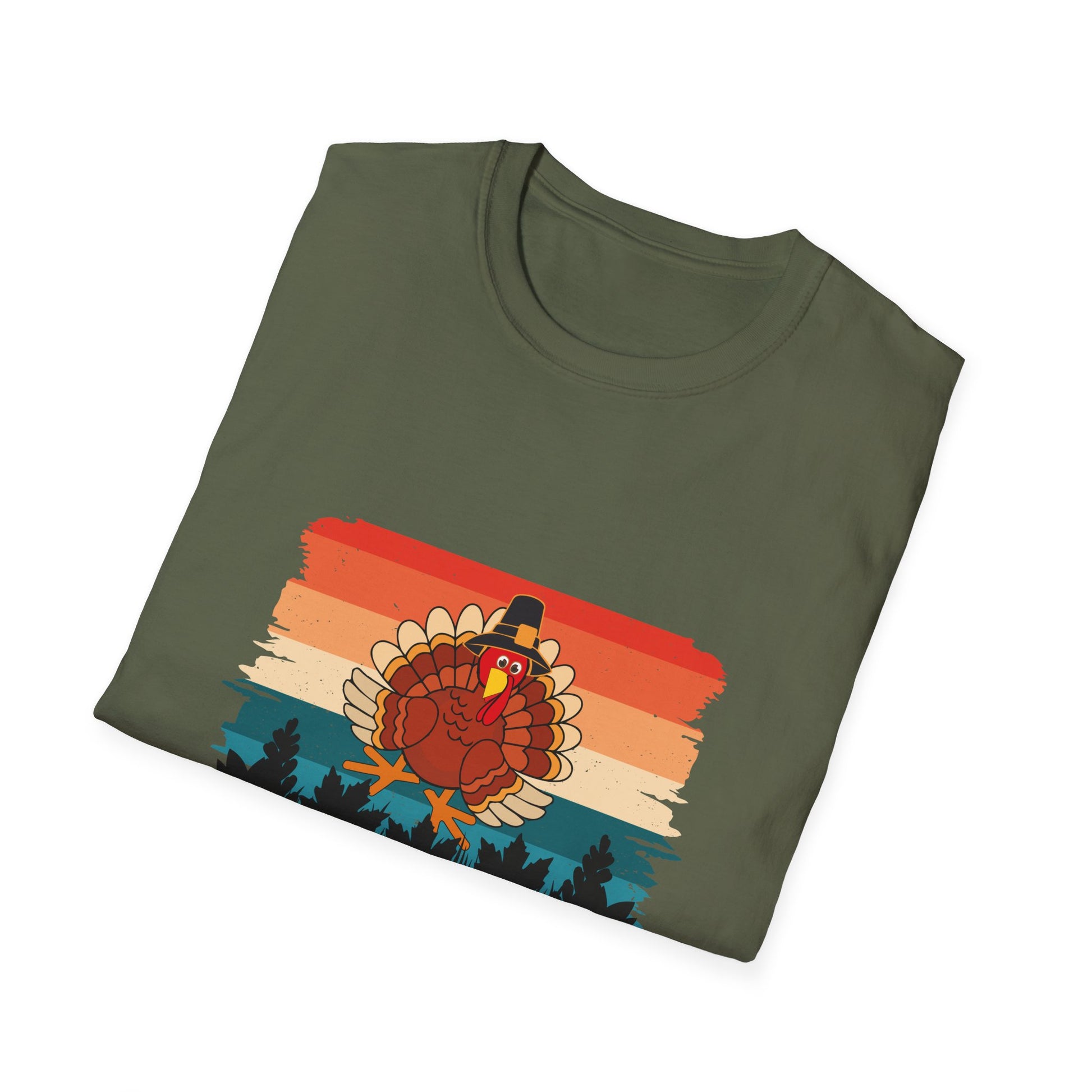 Gobblezilla Turkey T-Shirt – Retro Thanksgiving Graphic Tee