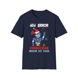 Anti Christmas Ugly Christmas 404 Error Christmas Unisex T-Shirt
