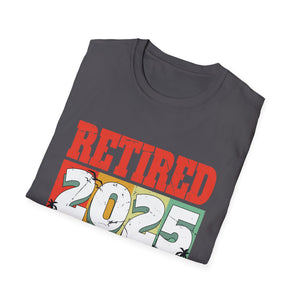 Vintage Retired 2025 Not My Problem Anymore Retirement 2025  Unisex T-Shirt