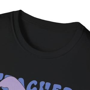 Teacher Ghost T-Shirt — Cute Witch Hat Teacher Design