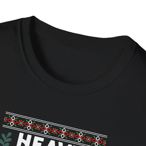 Heavy Christmas Skull T-Shirt — Santa Skull Holiday Metal Tee