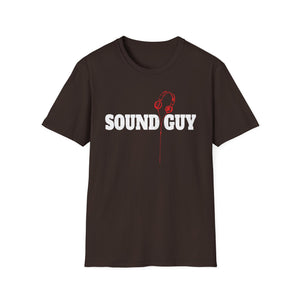 Sound Guy T-Shirt – Pro Audio Headphones Crew Tee