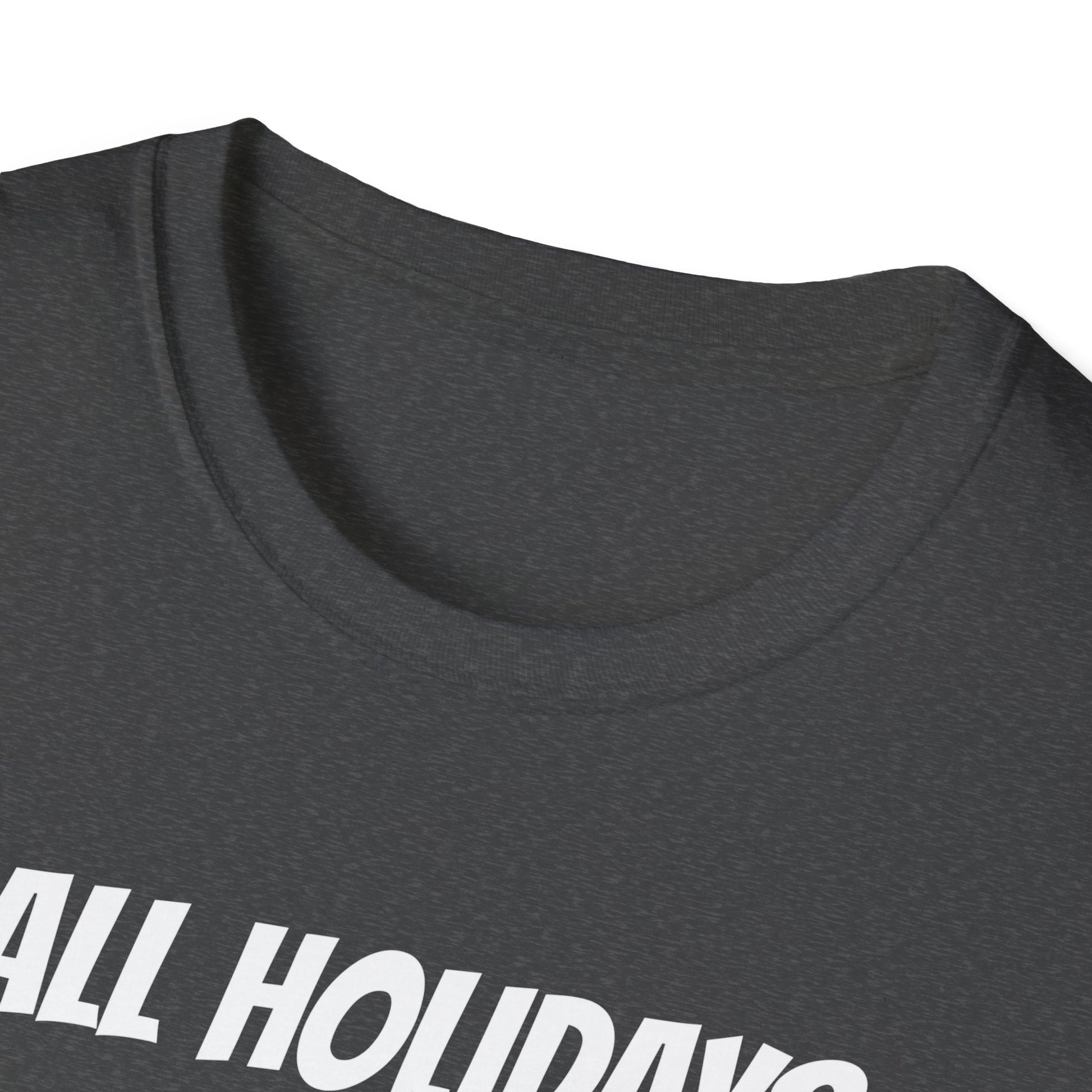 Christmas T-Shirt — "All Holidays Are Cool But Christmas Rules" Santa Graphic