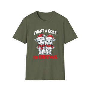 Christmas Goat Goats for All Christmas Goats Unisex T-Shirt