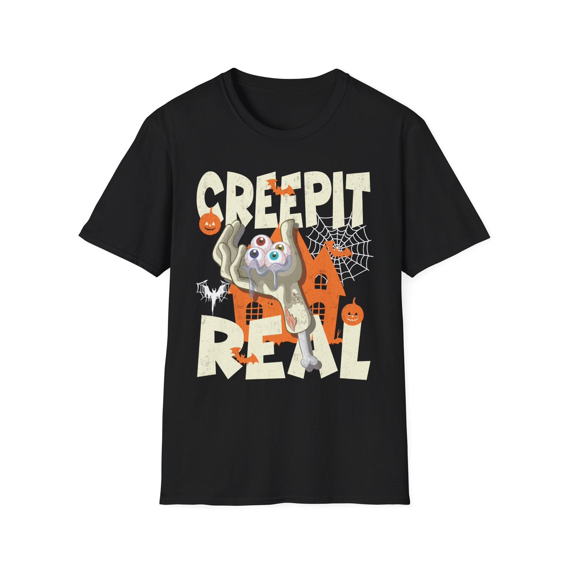 Chilling With My Creeps Halloween- Dancing Ghost Halloween Tee