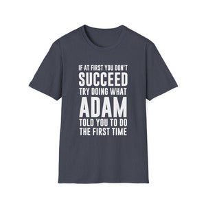 ADAM Gift Name Personalized Birthday Funny Christmas Joke Unisex T-Shirt