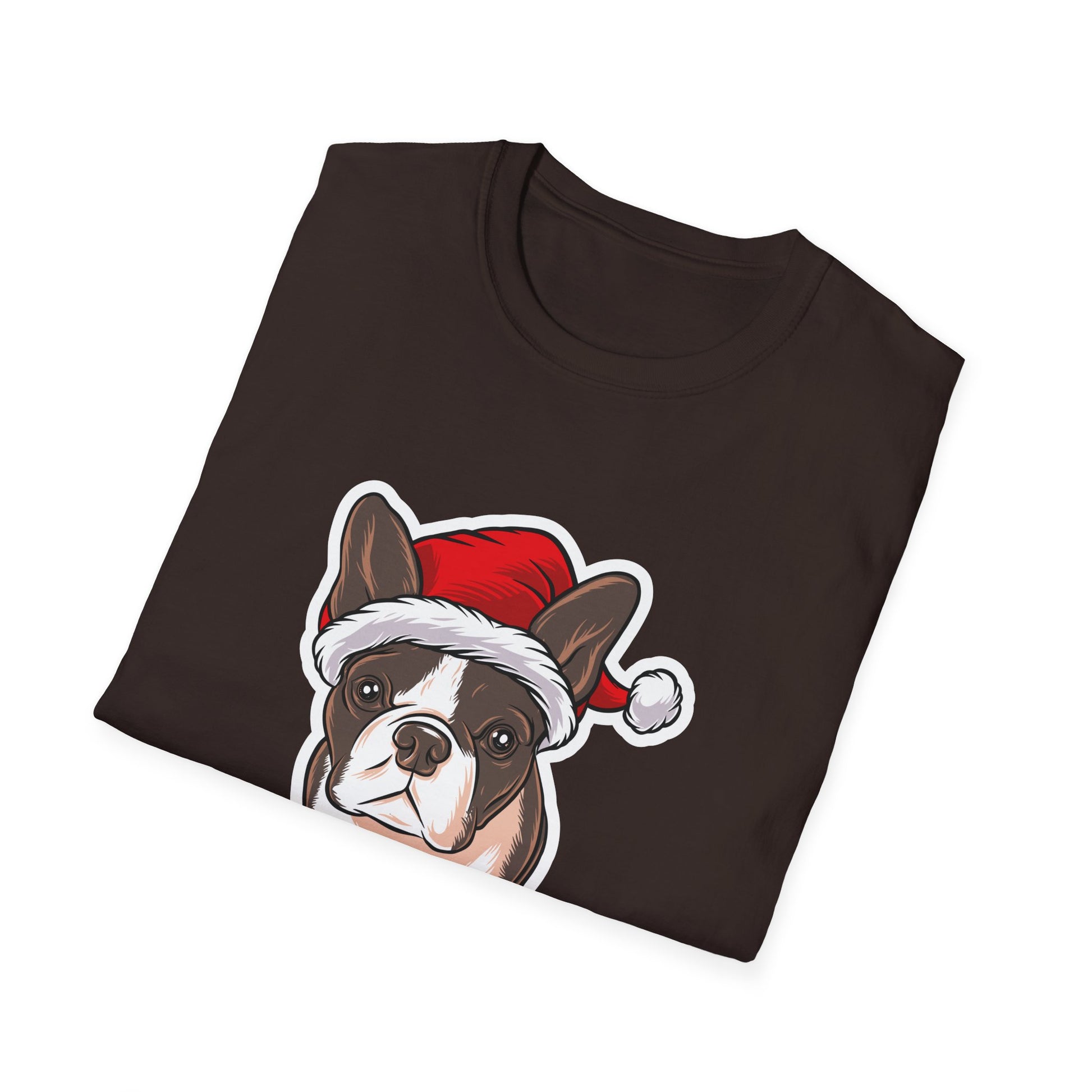 Christmas French Bulldog Outfit Santa Christmas Unisex T-Shirt