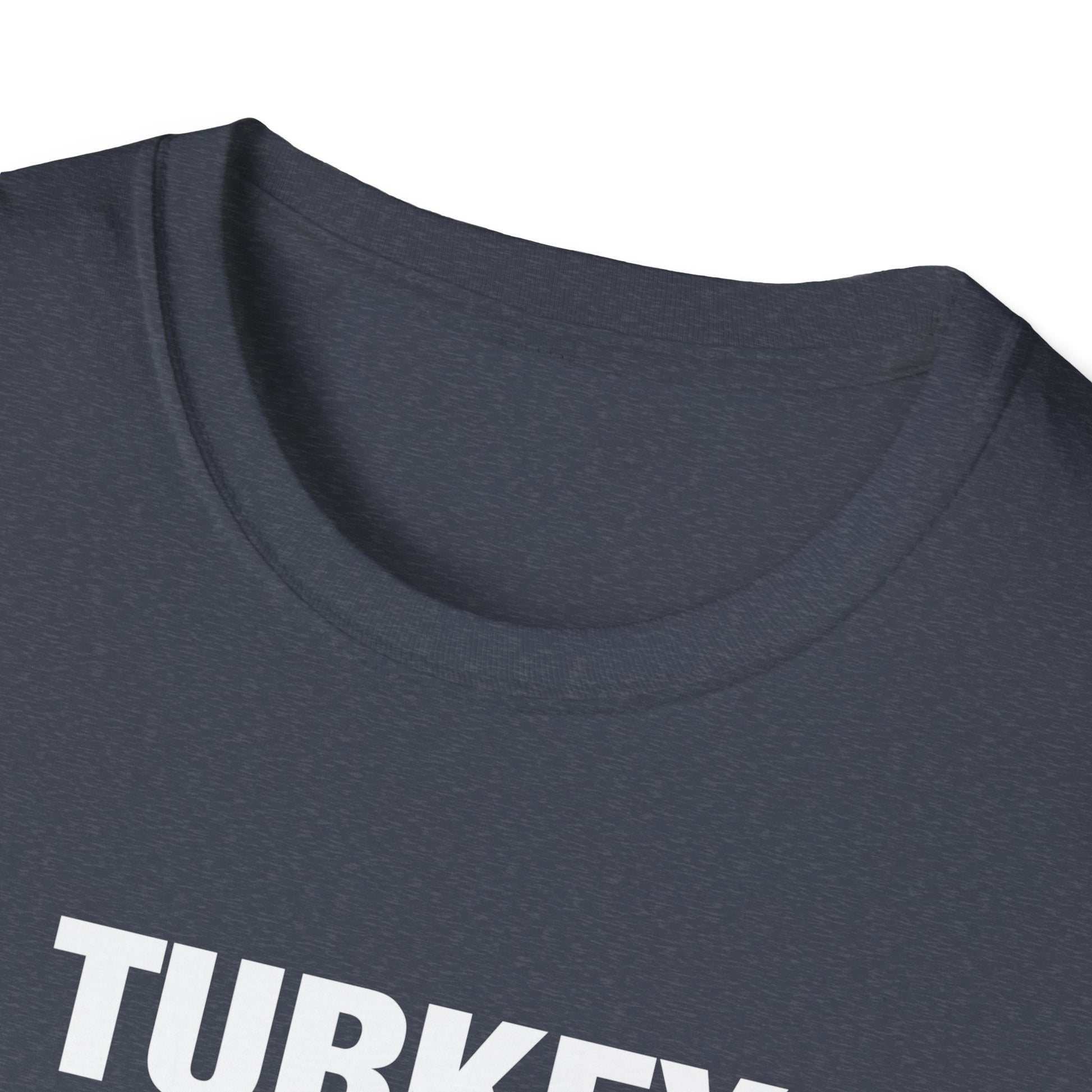 Turkey Moo Funny Thanksgiving Unisex Softstyle T-Shirt