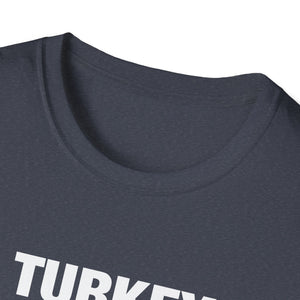 Turkey Moo Funny Thanksgiving Unisex Softstyle T-Shirt