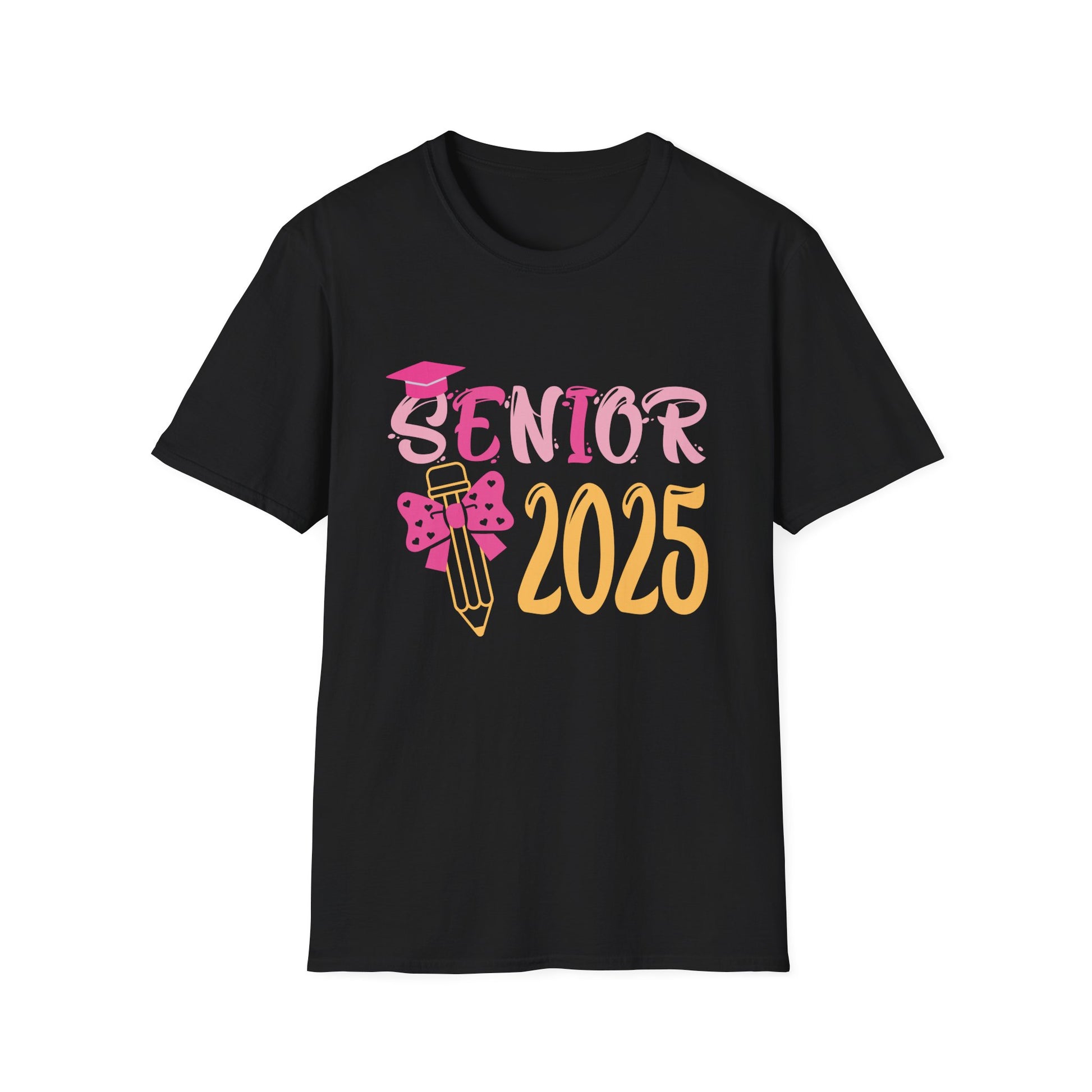 Senior 2025 Coquette Pink Bow Class of 2025 Unisex T-Shirt