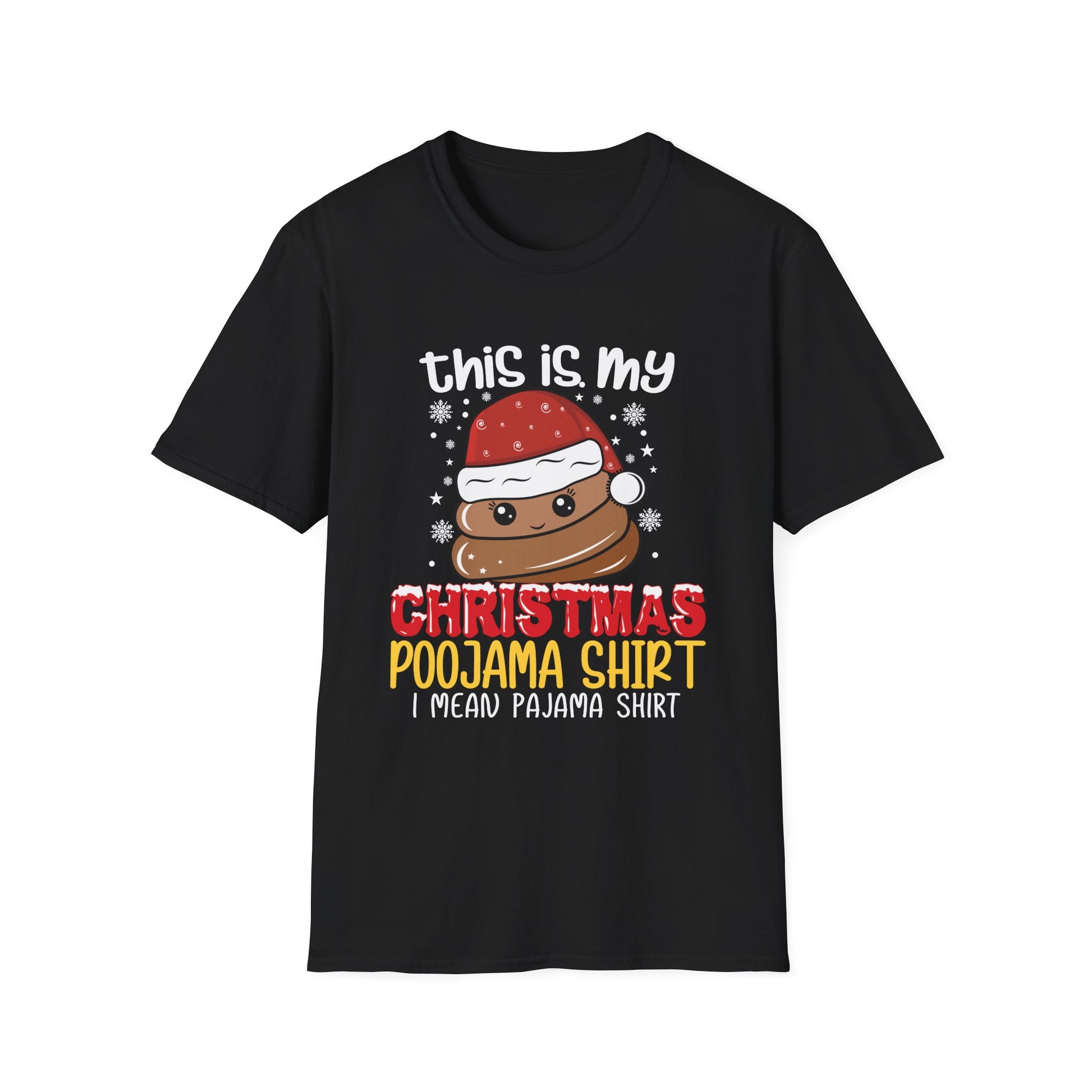 Christmas Pajama Shirt T-Shirt — "This Is My Christmas Poojama Shirt (I Mean Pajama Shirt)" Holiday Tee
