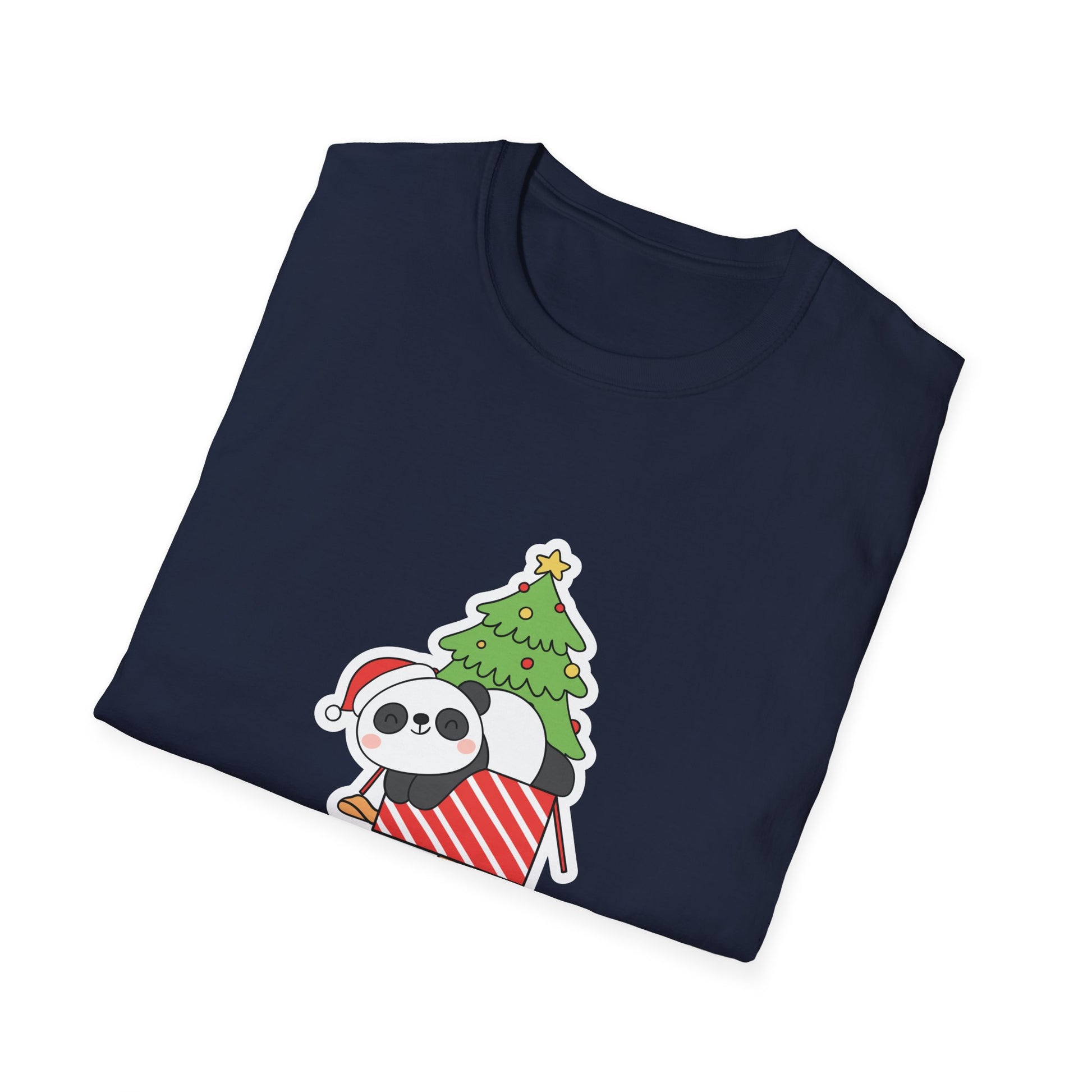 Christmas Panda T-Shirt — "Have a Panda-stic Christmas" Holiday Tee