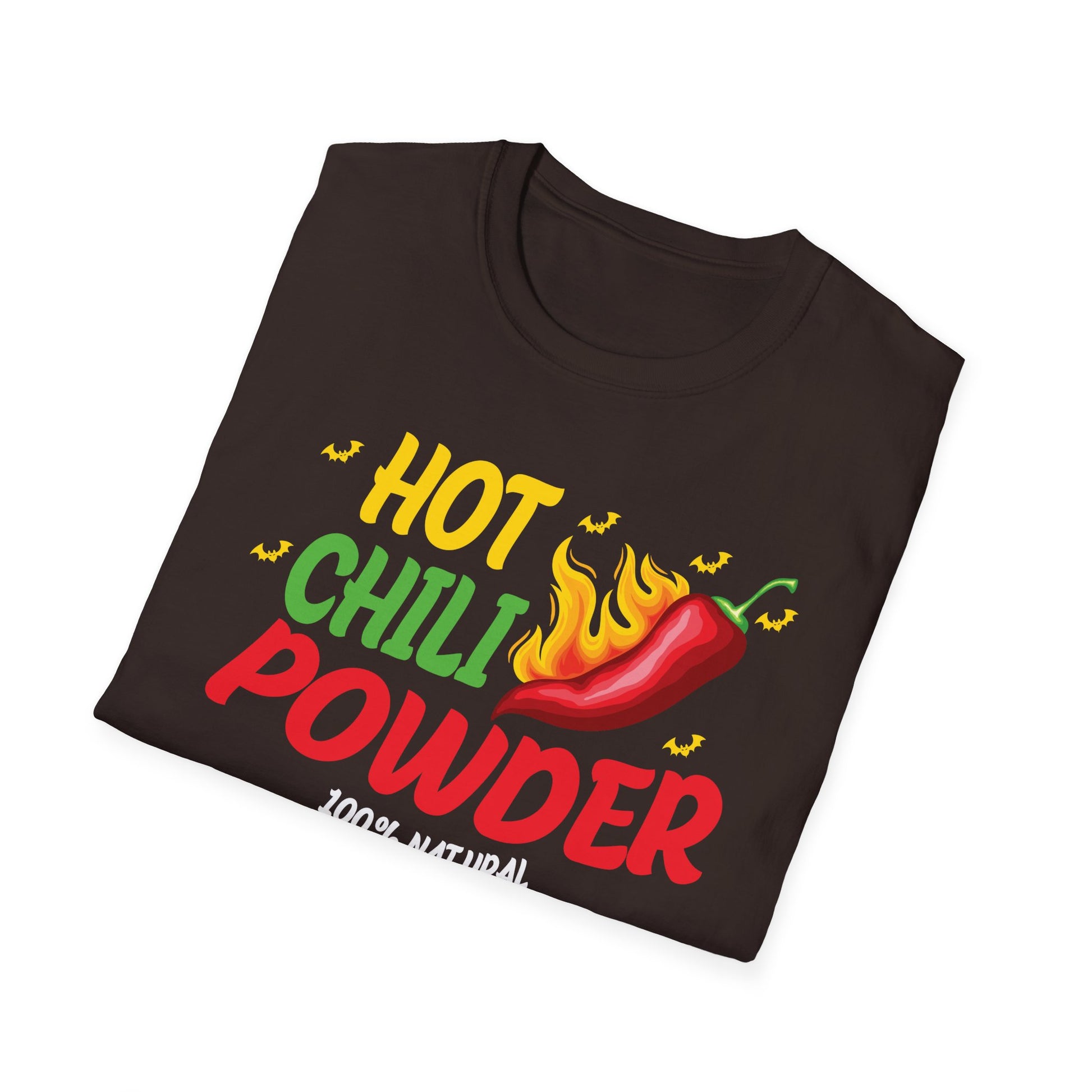 Hot Chili Powder Graphic Tee — Spicy Pepper Vintage-Style T-Shirt