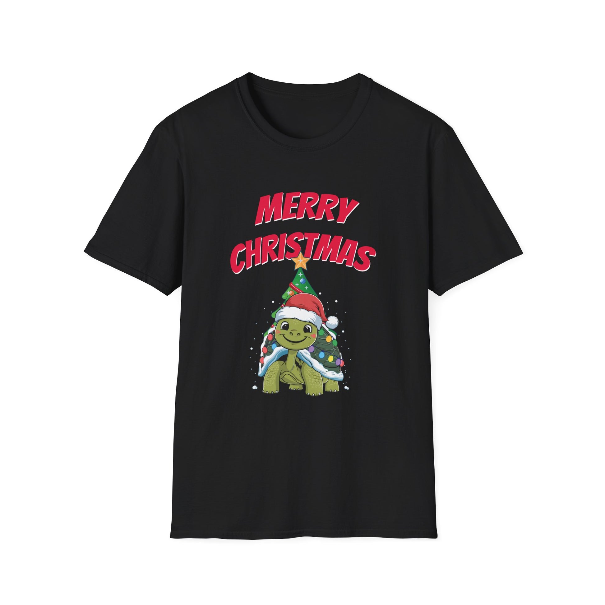 Xmas Turtle Christmas Tree Funny Christmas Merry Christmas Unisex T-Shirt