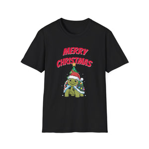 Xmas Turtle Christmas Tree Funny Christmas Merry Christmas Unisex T-Shirt