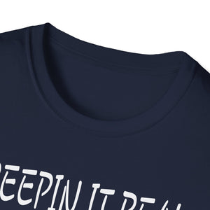 Creepin It Real_ Halloween Costume_ Halloween Pun TeeUnisex Softstyle T-Shirt