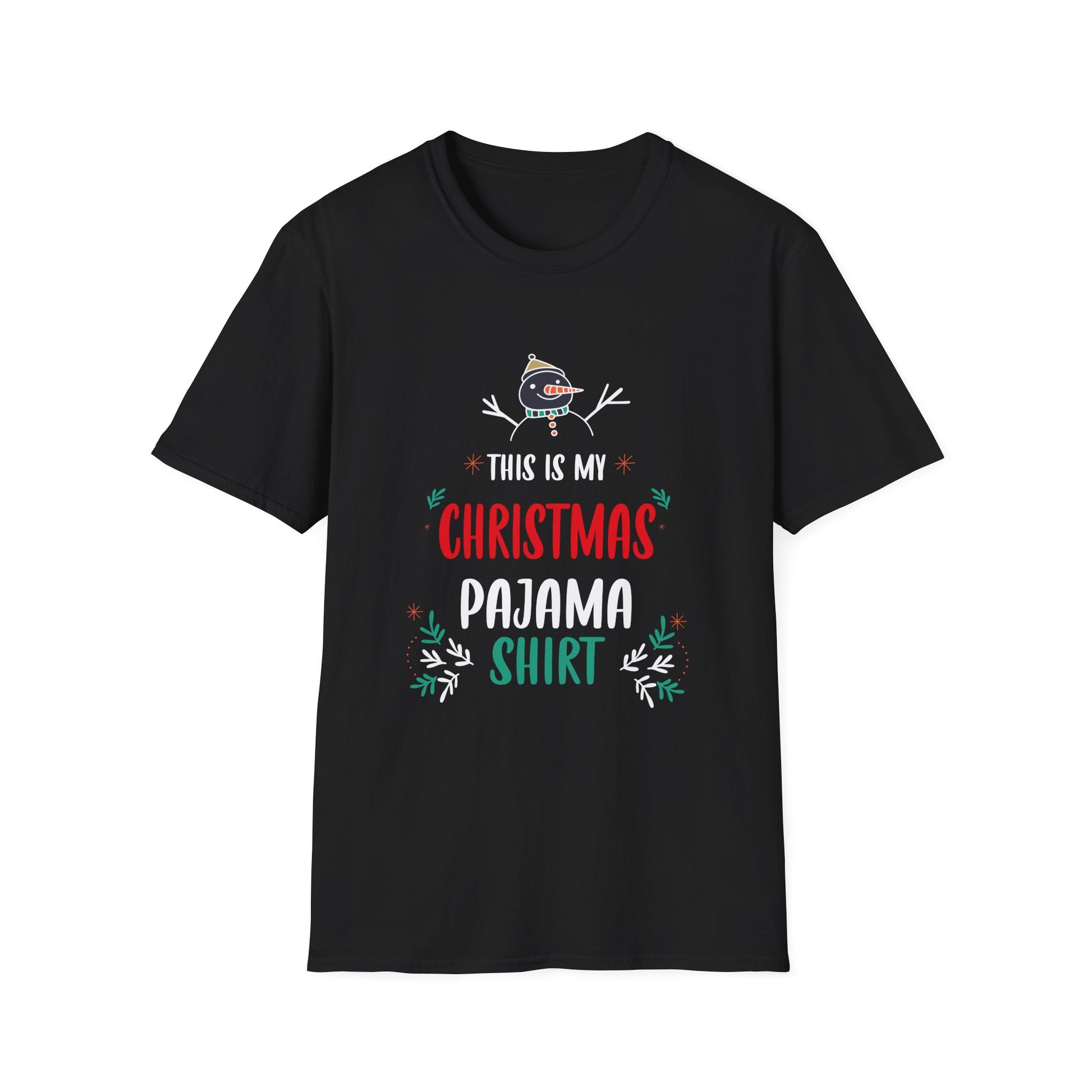 Christmas Pajama T-Shirt — "This Is My Christmas Pajama Shirt" Holiday Tee