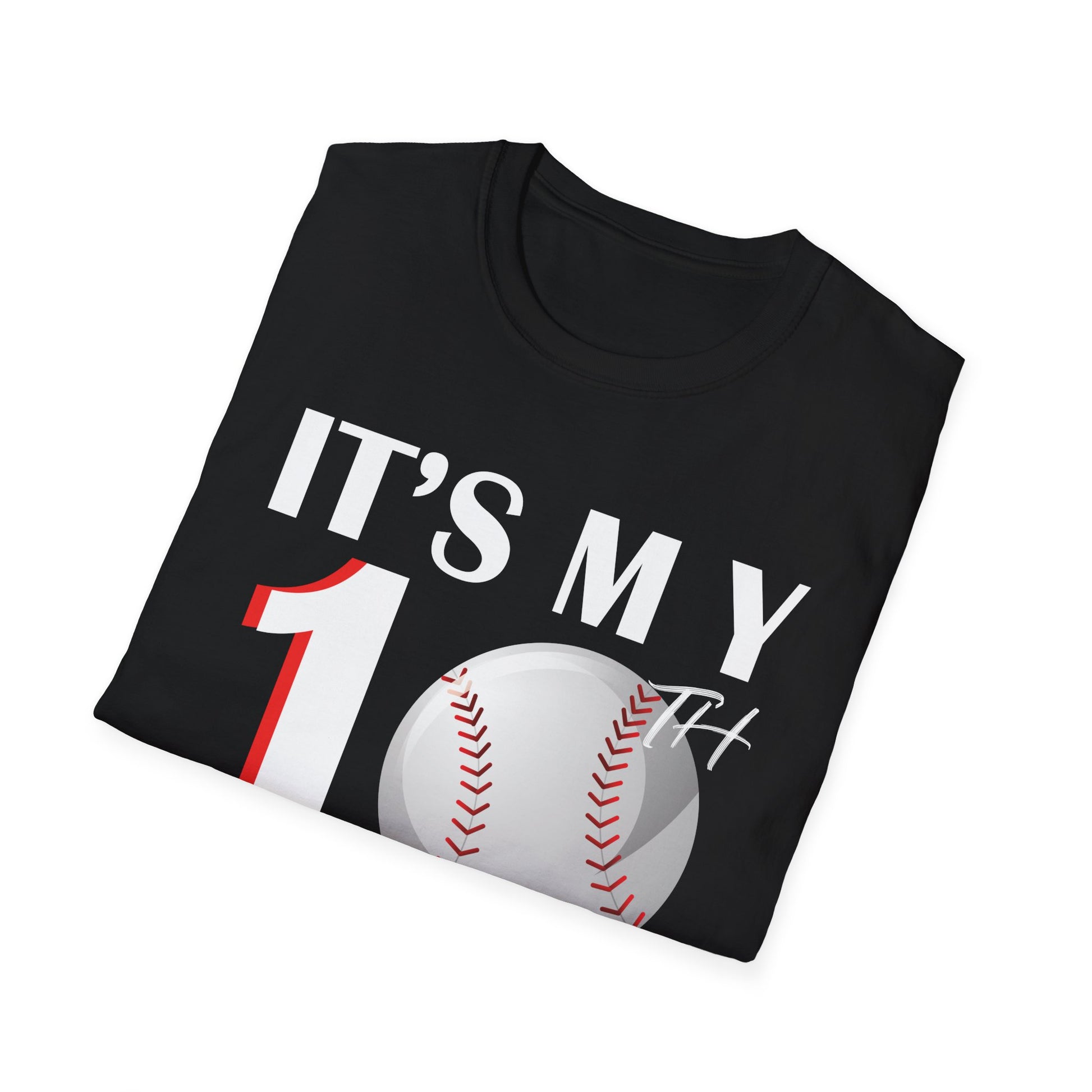 It's My 10th Birthday Baseball Player 10 Years Old Boys Birthday Unisex Shirt