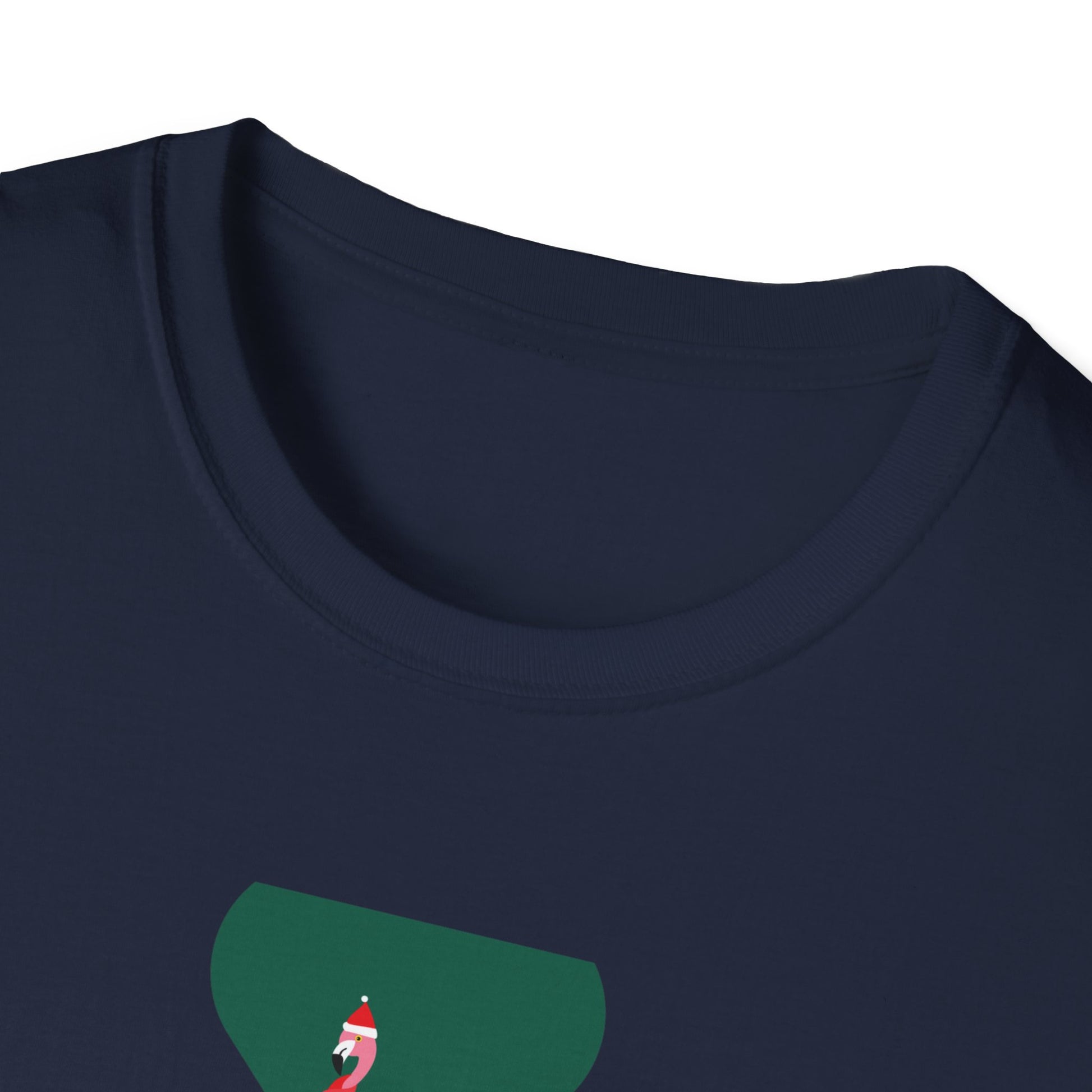 Flamingo Tie Graphic T-Shirt — Tropical Novelty Tee for Casual & Vacation Wear