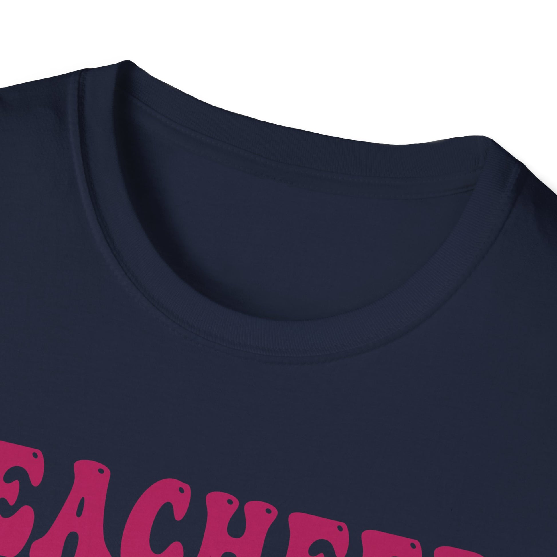 Teacher Floral Retro T‑Shirt — 'TEACHEER' Vintage Typography Teacher Gift
