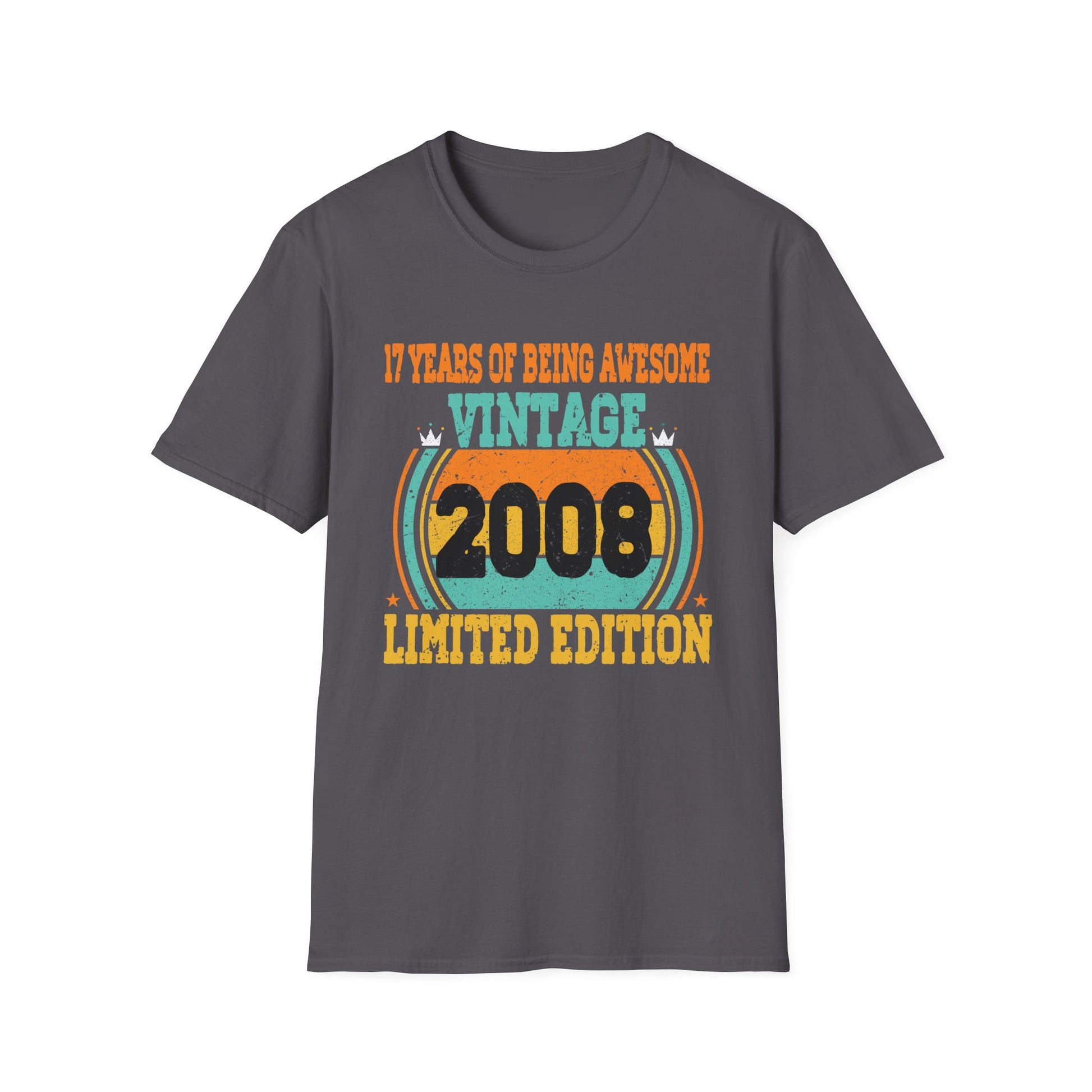 17 Year Old Gifts Vintage 2008 Limited Edition 17th Birthday Unisex T-Shirt