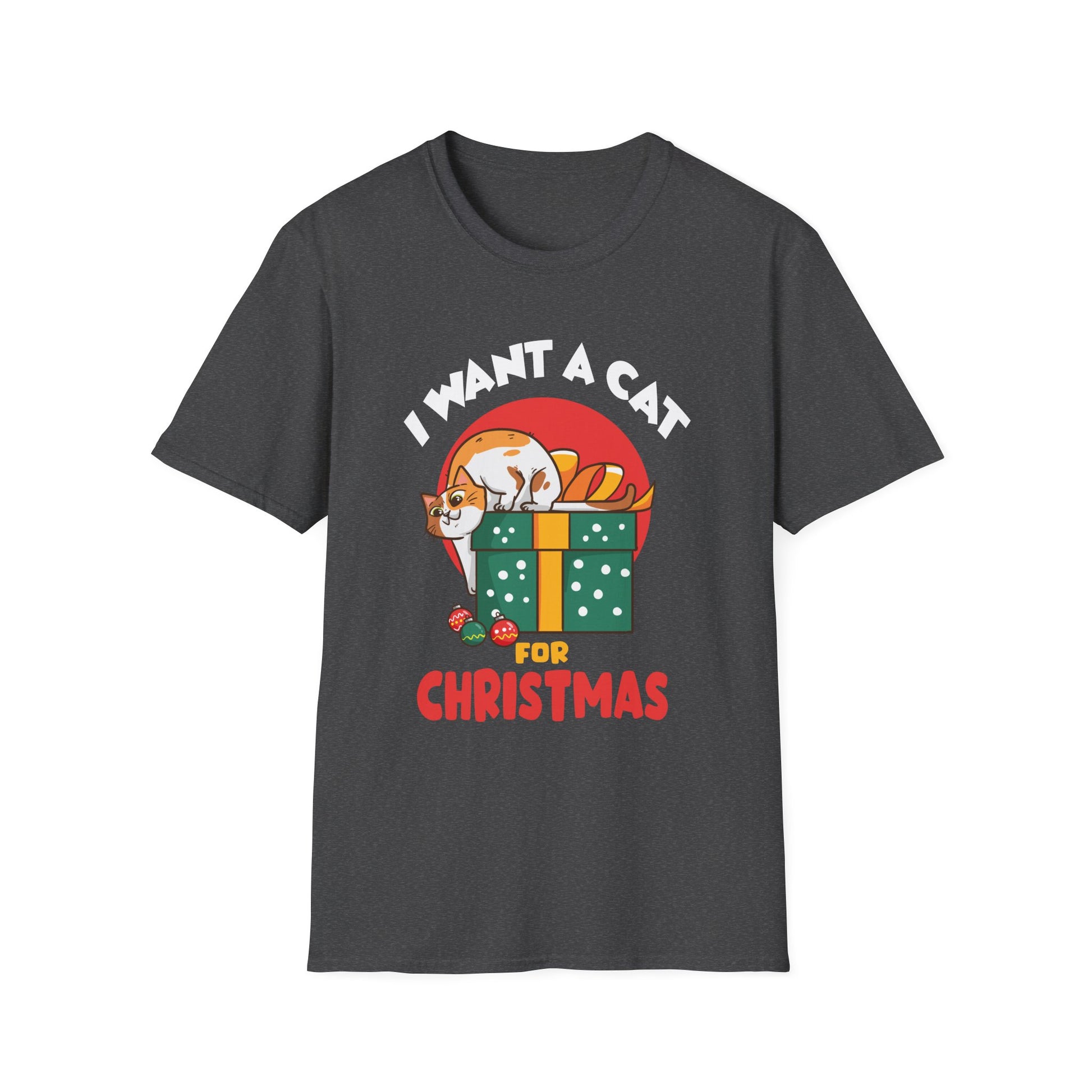 Christmas Cat Cats For All Christmas Cats Unisex T-Shirt