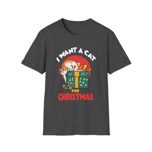 Christmas Cat Cats For All Christmas Cats Unisex T-Shirt