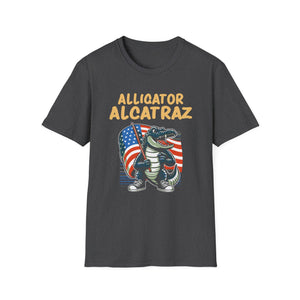 Alligator Alcatraz T-Shirt — Patriotic Gator Graphic Tee