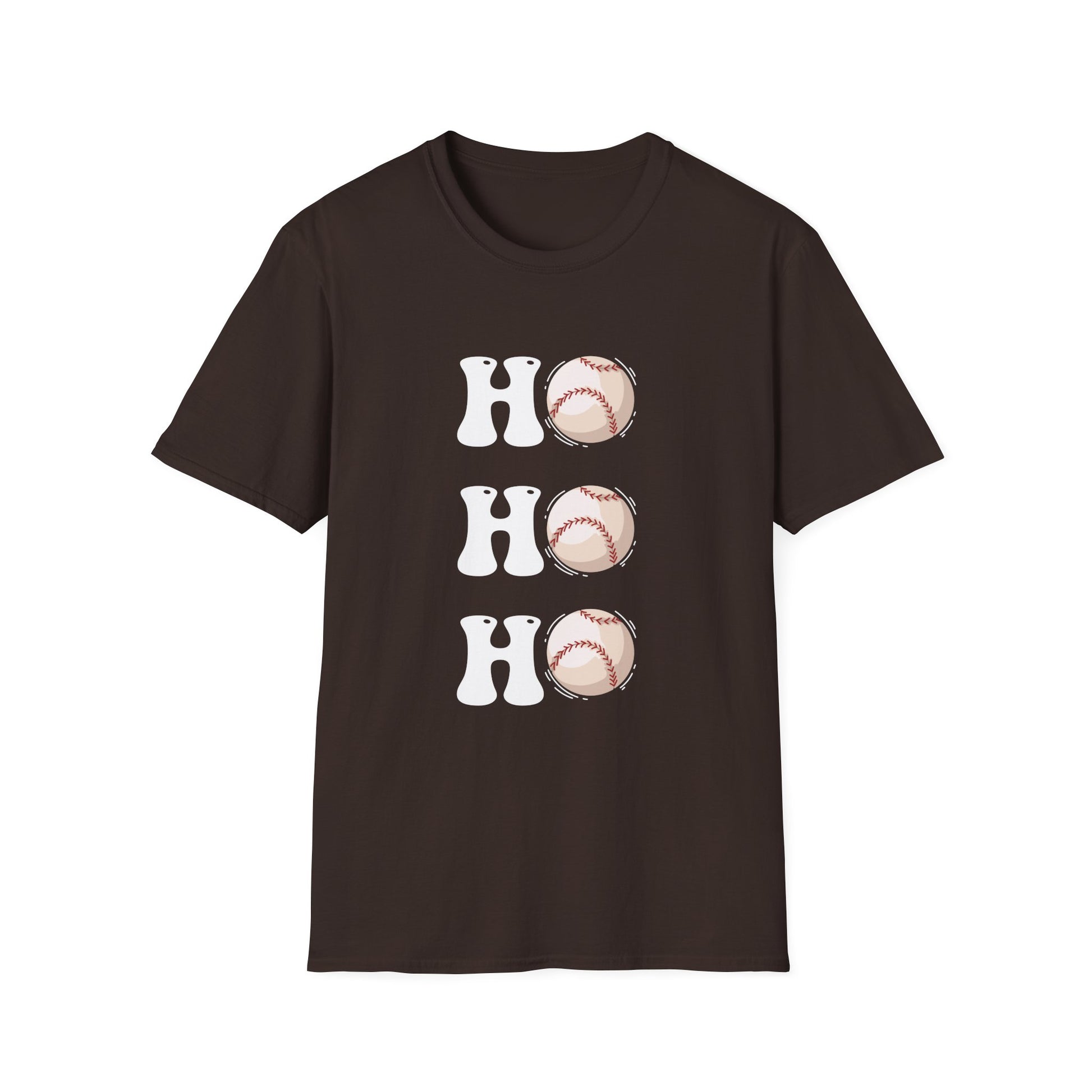 Christmas Ho Ho Ho Baseball Christmas Unisex T-Shirt