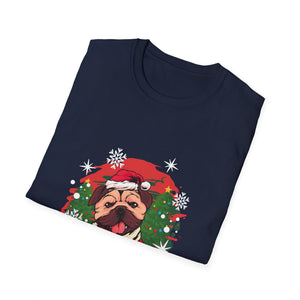 Christmas French Bulldog Outfit Santa Christmas Unisex T-Shirt