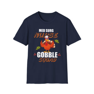 Med Surg Nurse Gobble Squad Thanksgiving T-Shirt