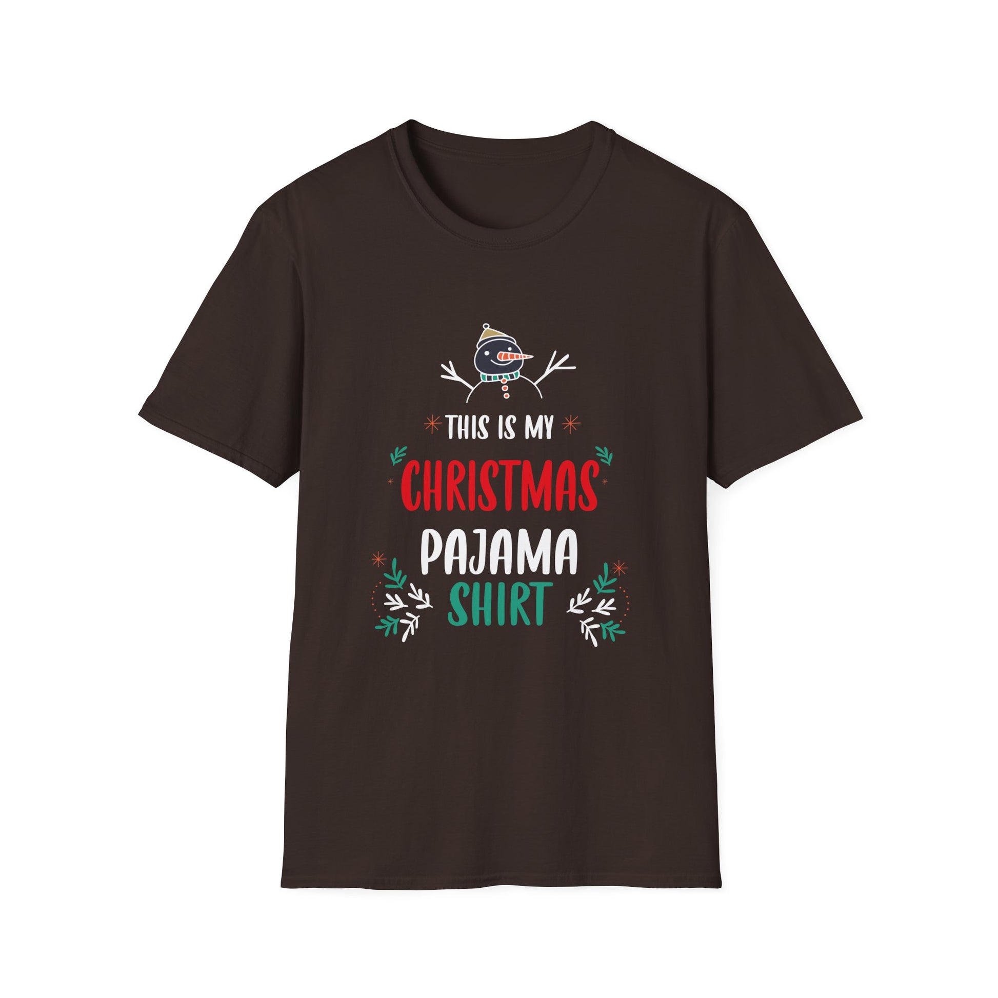 Christmas Pajama T-Shirt — "This Is My Christmas Pajama Shirt" Holiday Tee