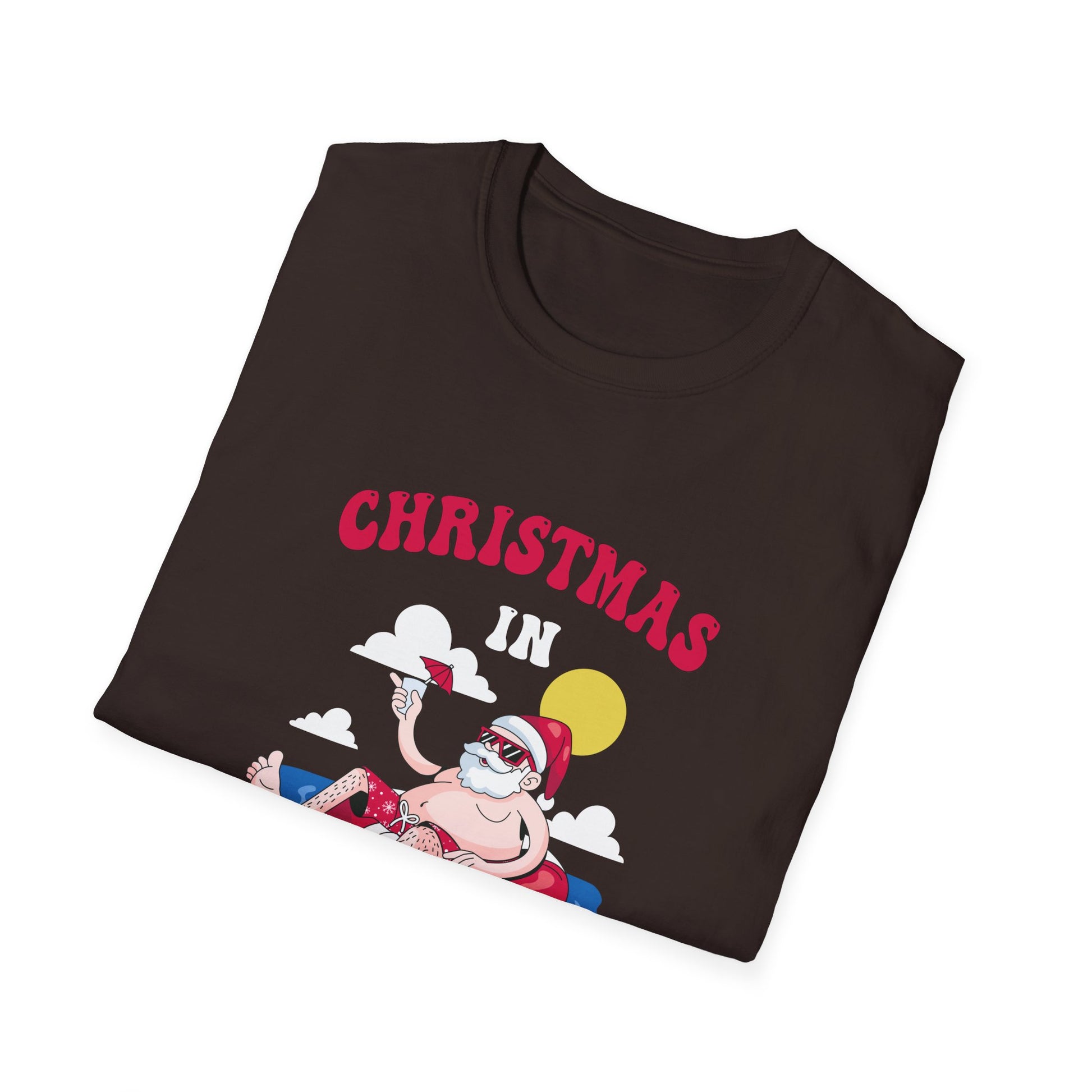 Christmas in July funny santa xmas for Sommer Christmas Unisex T-Shirt