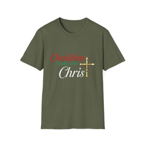 Christmas begins with Christ Jesus Christian Christmas Unisex T-Shirt